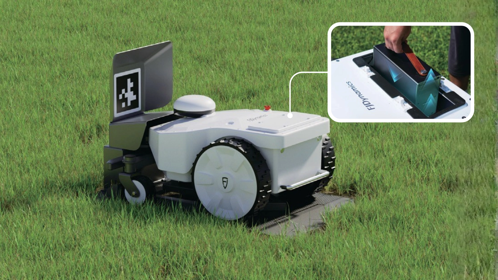 Robotická kosačka FJD FRX do 96 000m2